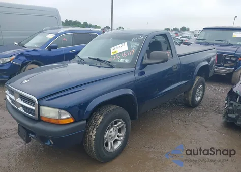 2004 Dodge Dakota Sport z USA, uszkodzony, nr VIN 1D7GG36KX4S596268